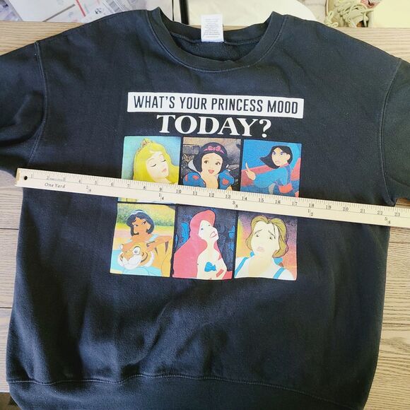 Disney Black Princess Mood Sweatshirt - Picture 7 of 8